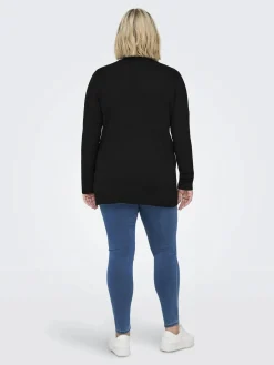 Damen Only Carmakoma CARESLY L/S OPEN CARD Strickjacke