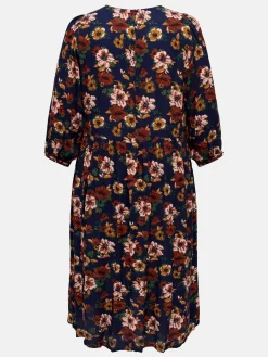 Damen Only Carmakoma CARFESTI 3/4 CALF DRE Kleid