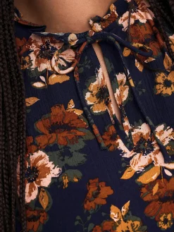 Damen Only Carmakoma CARFESTI LS TOP AOP Schlupfbluse