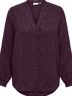 Damen Only Carmakoma CARJOSEE METTA LIFE L/S V-NECK Bluse