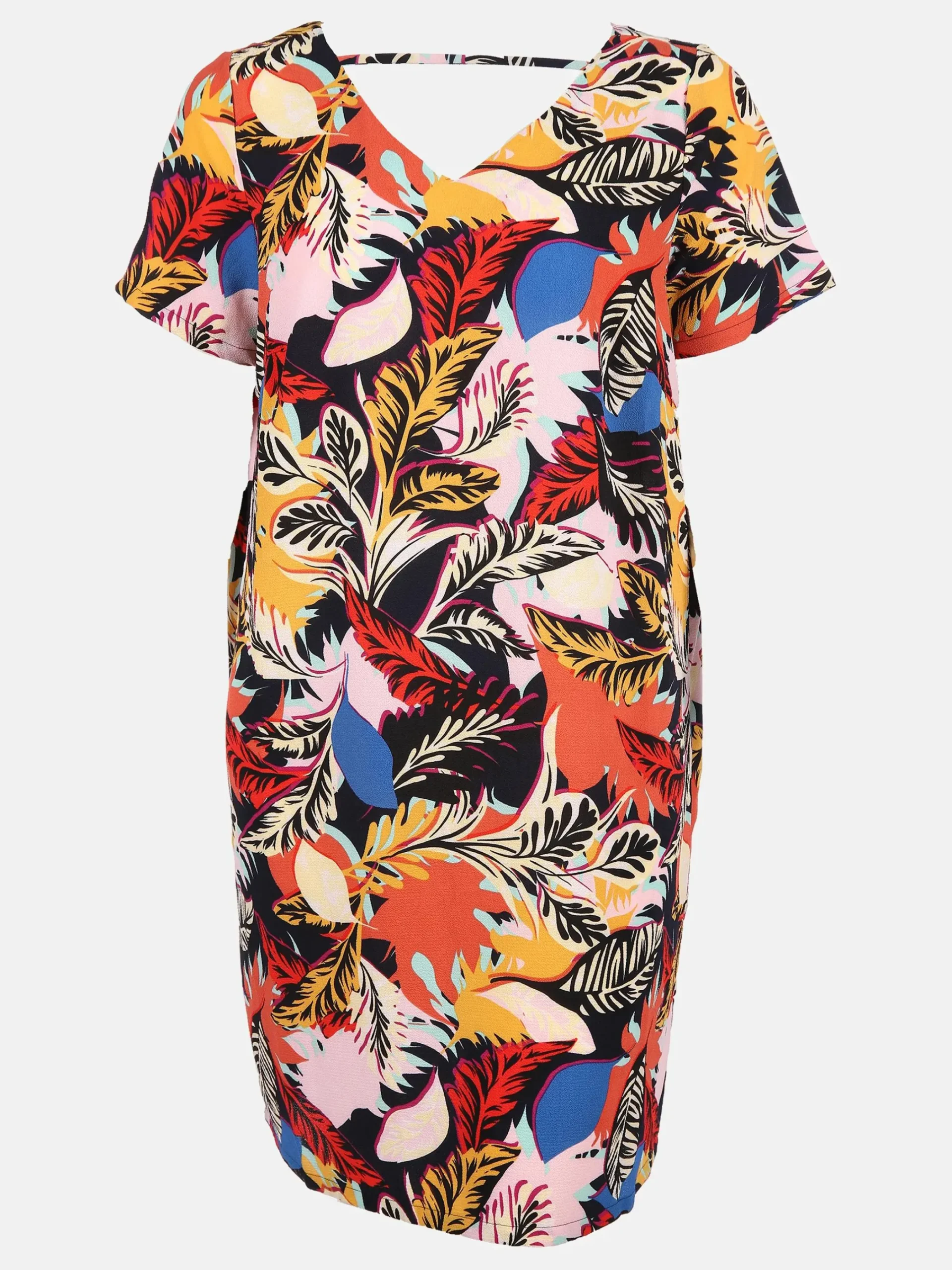 Damen Only Carmakoma CARLUXLOU SS V-NECK K Kleid