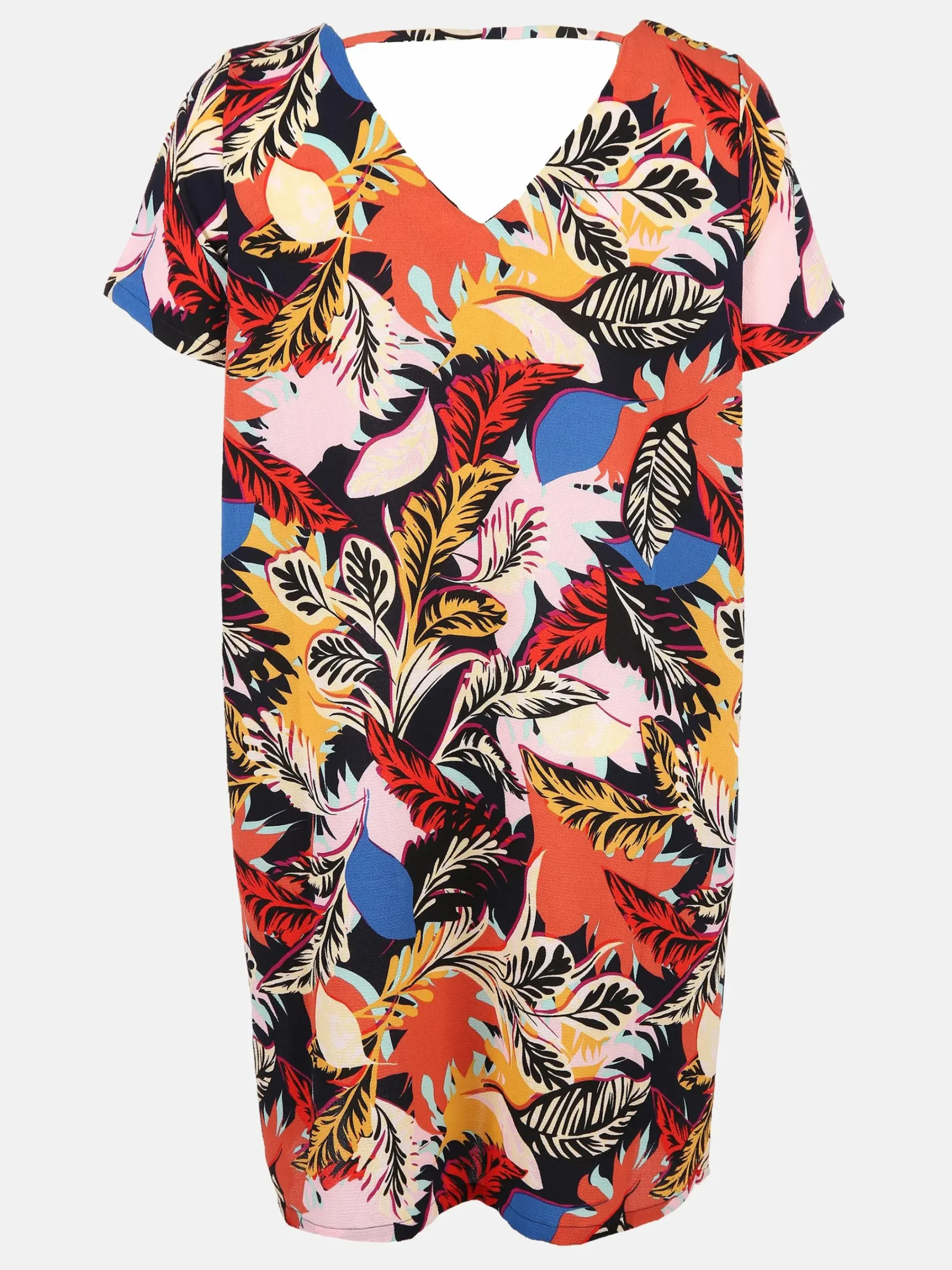 Damen Only Carmakoma CARLUXLOU SS V-NECK K Kleid