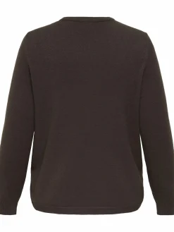 Damen Only Carmakoma CARMARGARETHA LS BUTTON Pullover