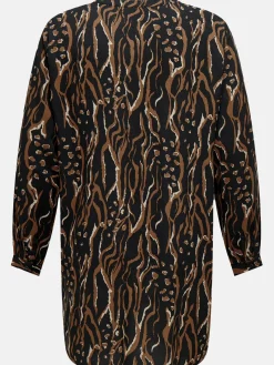 Damen Only Carmakoma CARPEONY LIFE L/S TUN Blusenkleid