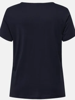 Damen Only Carmakoma CARTIRA LIFE SS V-NECK Shirt