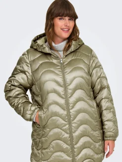 Damen Only Carmakoma CARVEGA WAVE QUILTED Jacke
