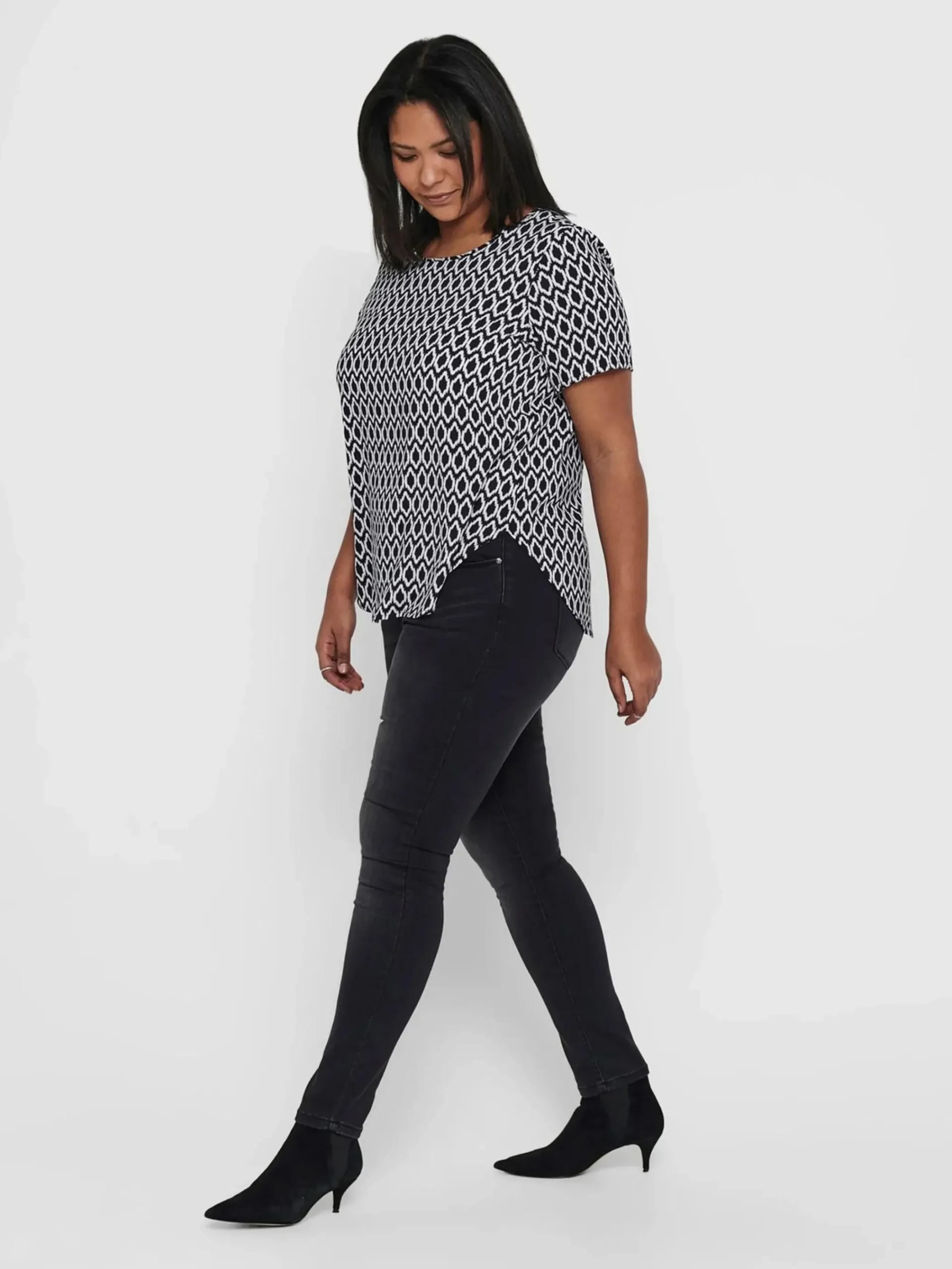 Damen Only Carmakoma CARVICA SS AOP TOP NO Bluse