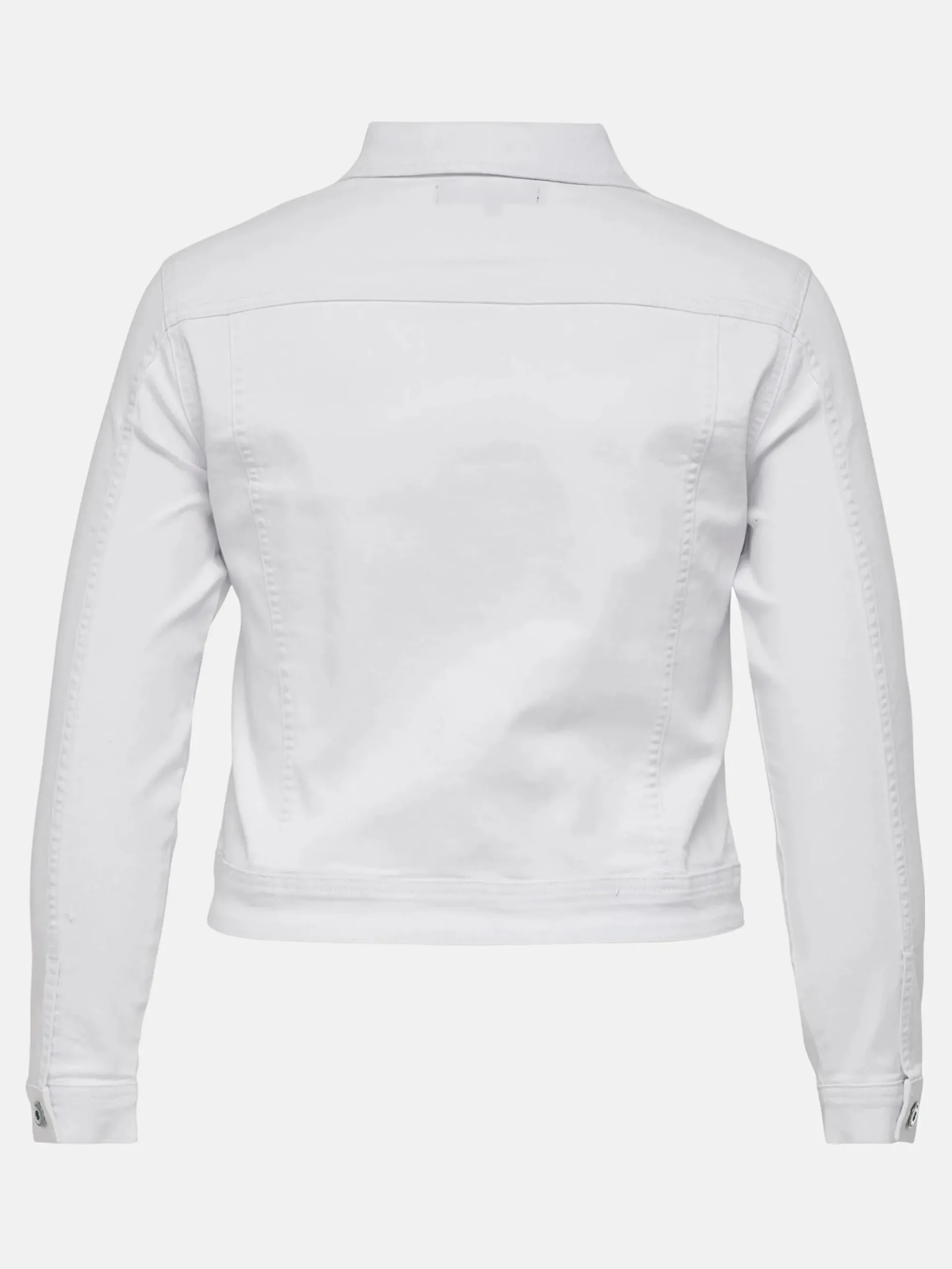 Damen Only Carmakoma CARWESPA LS JACKET WH Jeansjacke