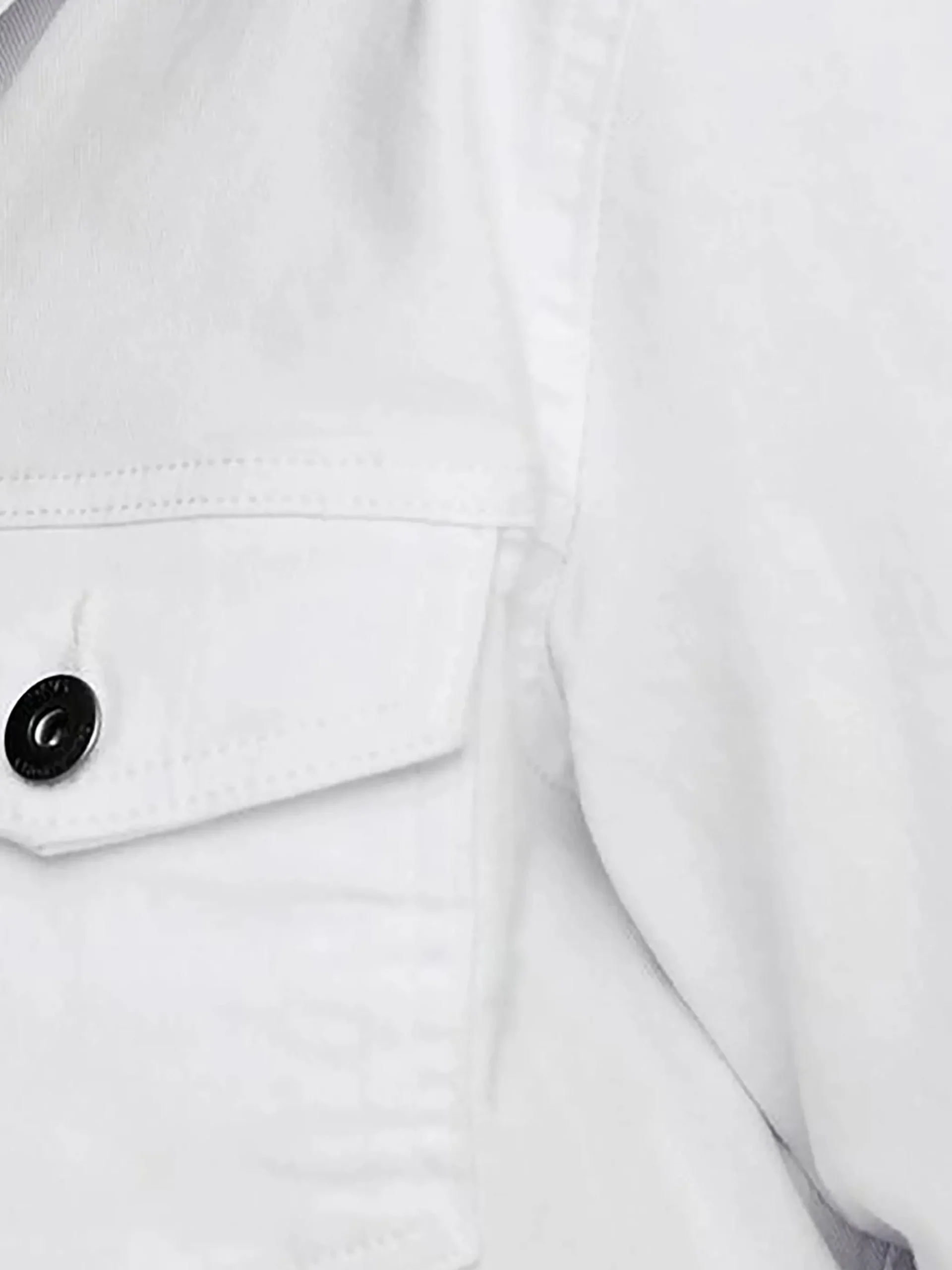 Damen Only Carmakoma CARWESPA LS JACKET WH Jeansjacke