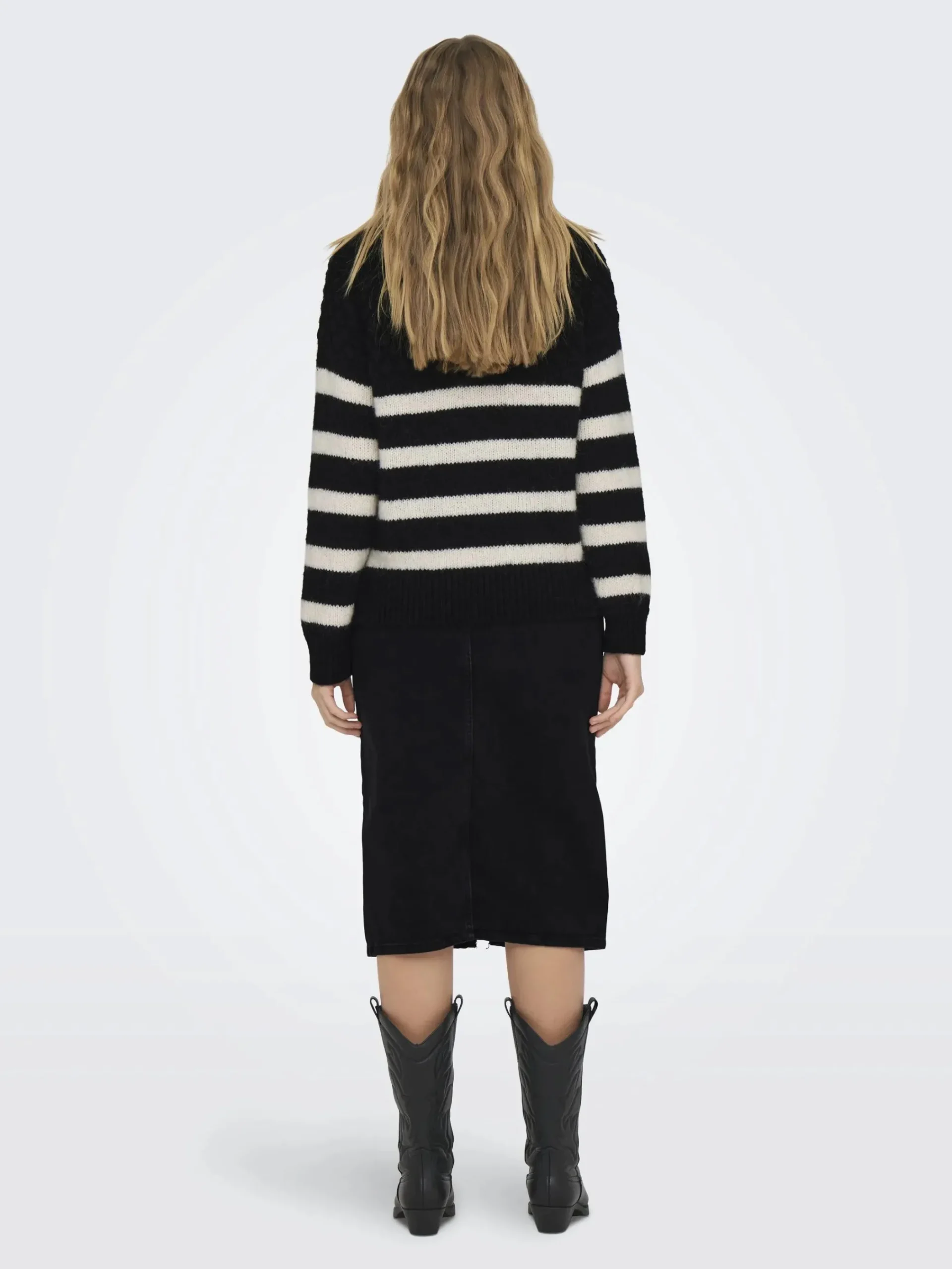 Damen Only ONLBILLIE LIFE LS STR Strickpullover