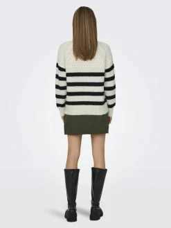 Damen Only ONLBILLIE LIFE LS STR Strickpullover