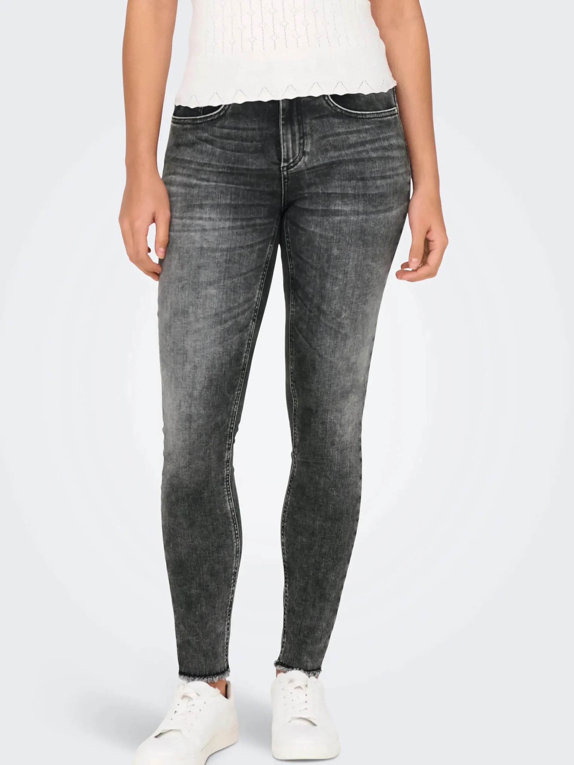 Damen Only ONLBLUSH MID SK ANKLE Jeans