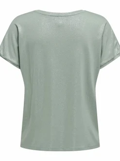 Damen Only ONLCARRIE S/S GLITTER Top