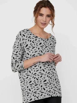 Damen Only ONLELCOS 4/5 AOP TOP Shirt