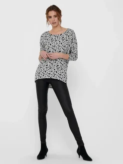 Damen Only ONLELCOS 4/5 AOP TOP Shirt