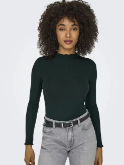 Damen Only ONLEMMA L/S HIGH NECK Langarmshirt