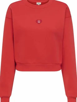 Damen Only ONLEVISA L/S SHORT O-NECK Sweatshirt