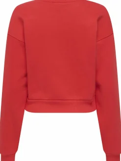 Damen Only ONLEVISA L/S SHORT O-NECK Sweatshirt