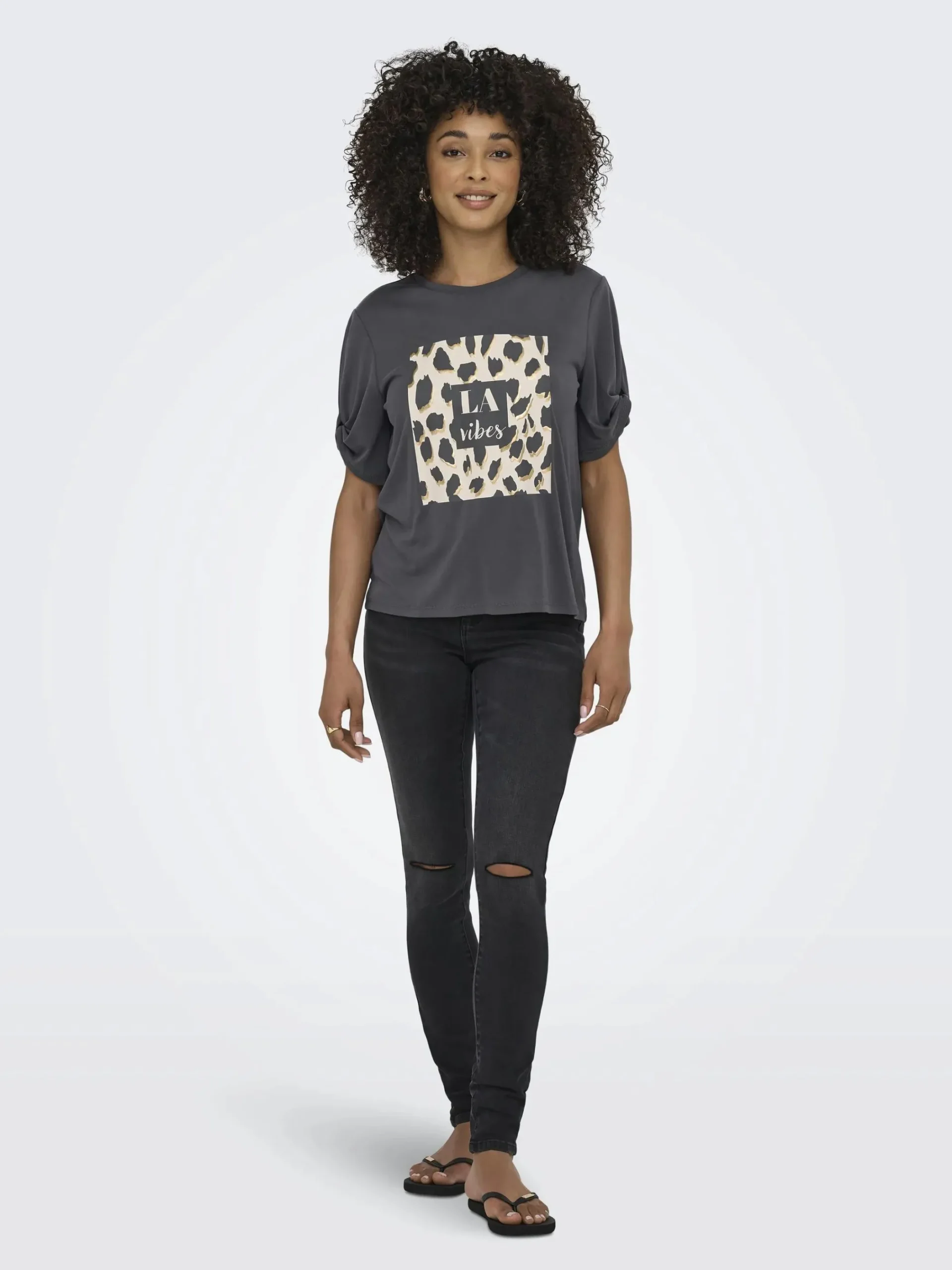 Damen Only ONLFREE LIFE S/S CREA T-Shirt