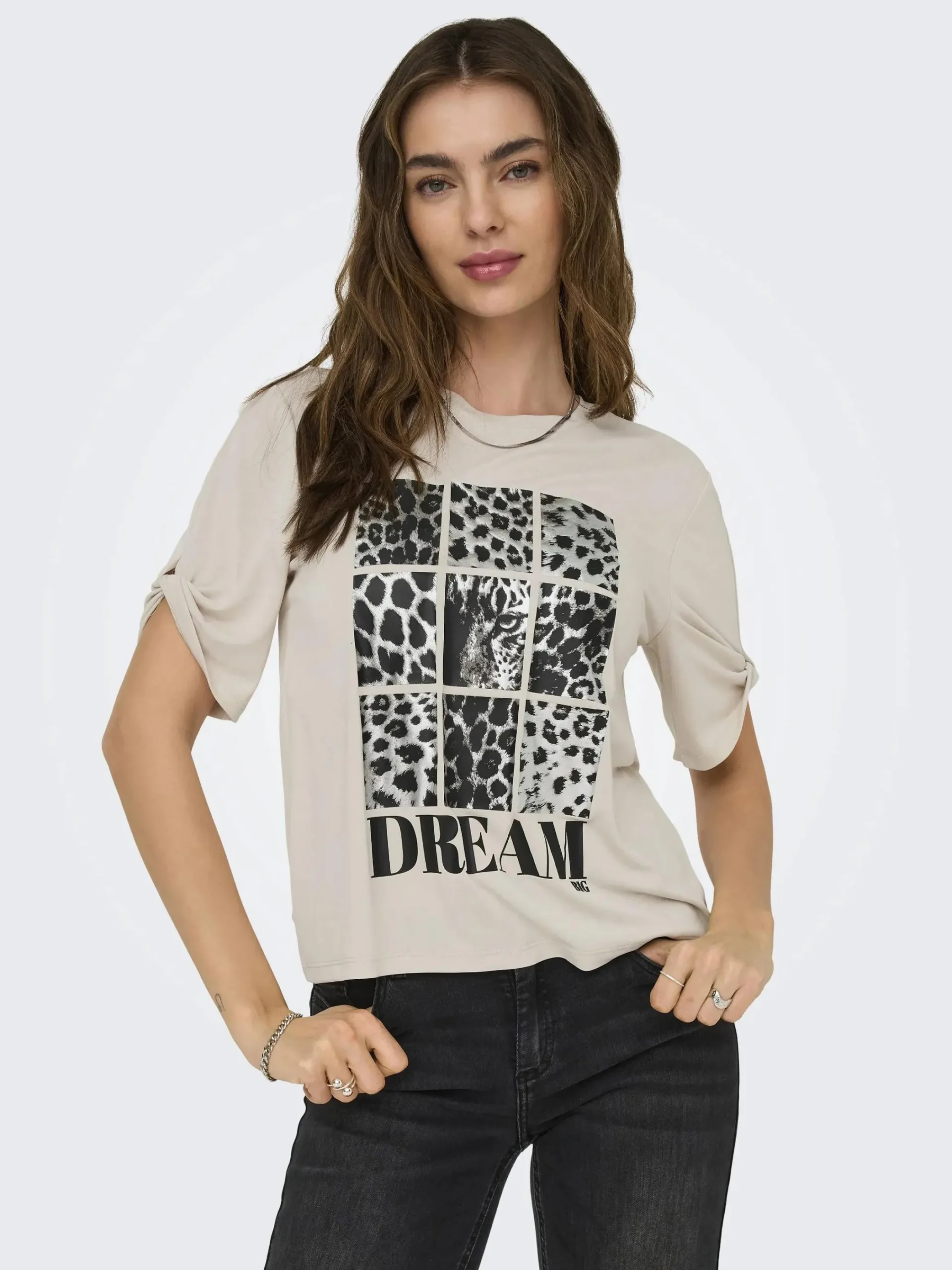 Damen Only ONLFREE LIFE S/S CREA T-Shirt