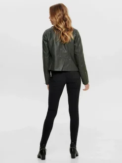 Damen Only ONLGEMMA FAUX LEATHER Kunstlederjacke