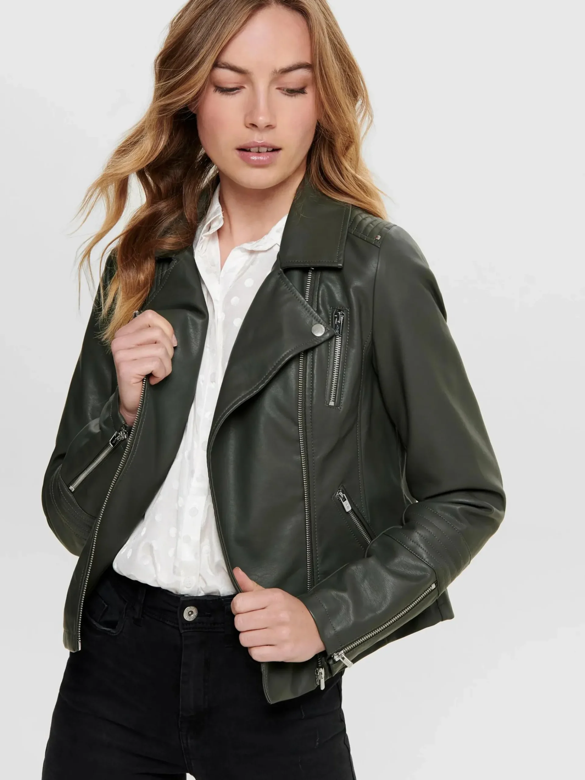 Damen Only ONLGEMMA FAUX LEATHER Kunstlederjacke