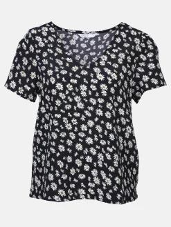 Damen Only ONLHELGA S/S V-NECK T T-Shirt