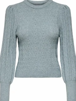 Damen Only ONLKATIA LS STRUC PUF Strickpullover