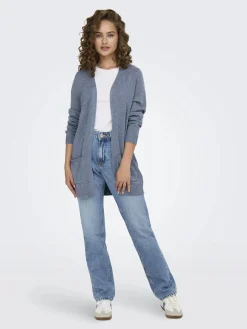 Damen Only ONLLESLY L/S OPEN CAR Cardigan