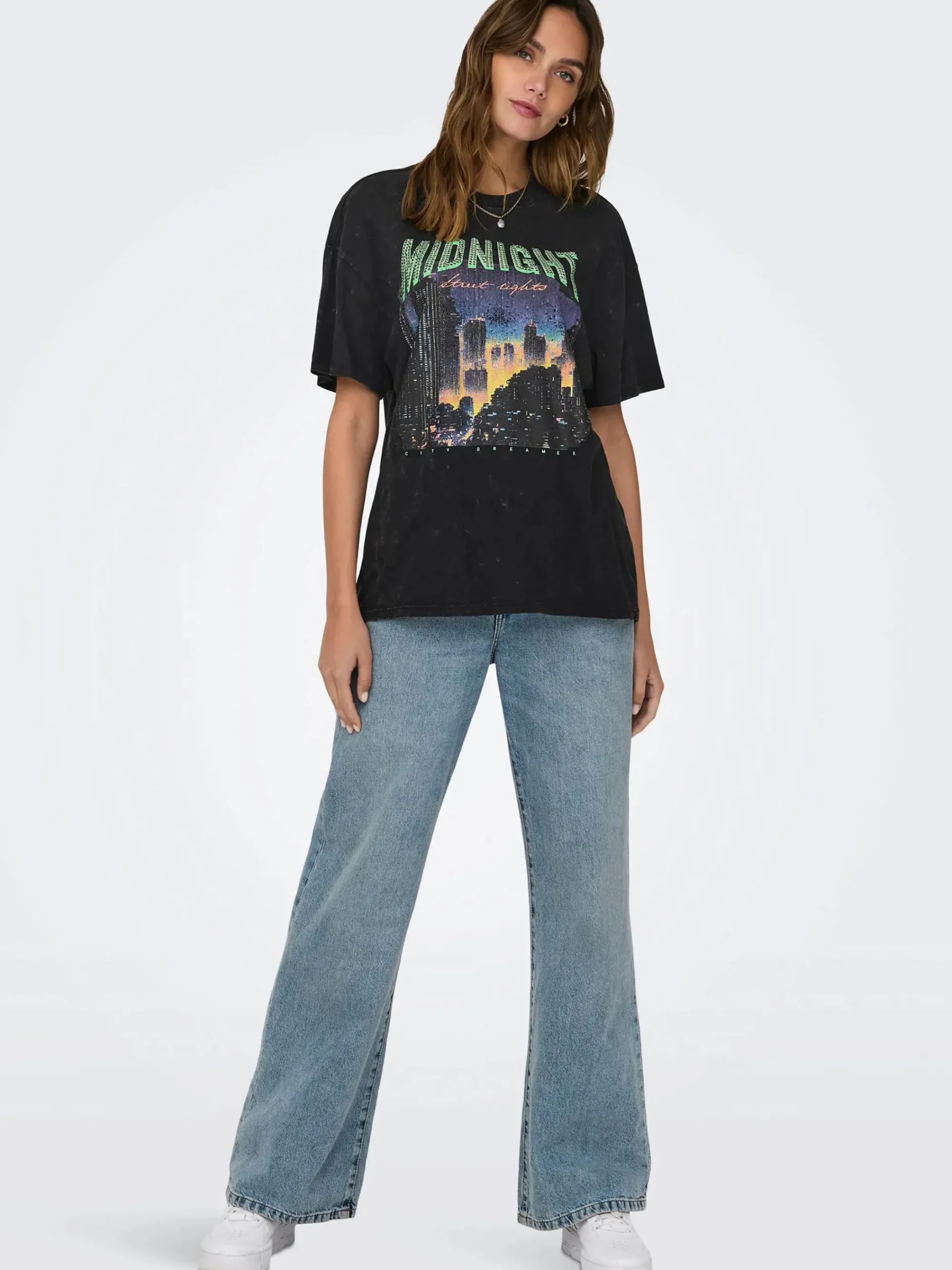 Damen Only ONLLUCCA LIFE S/S NIG Shirt