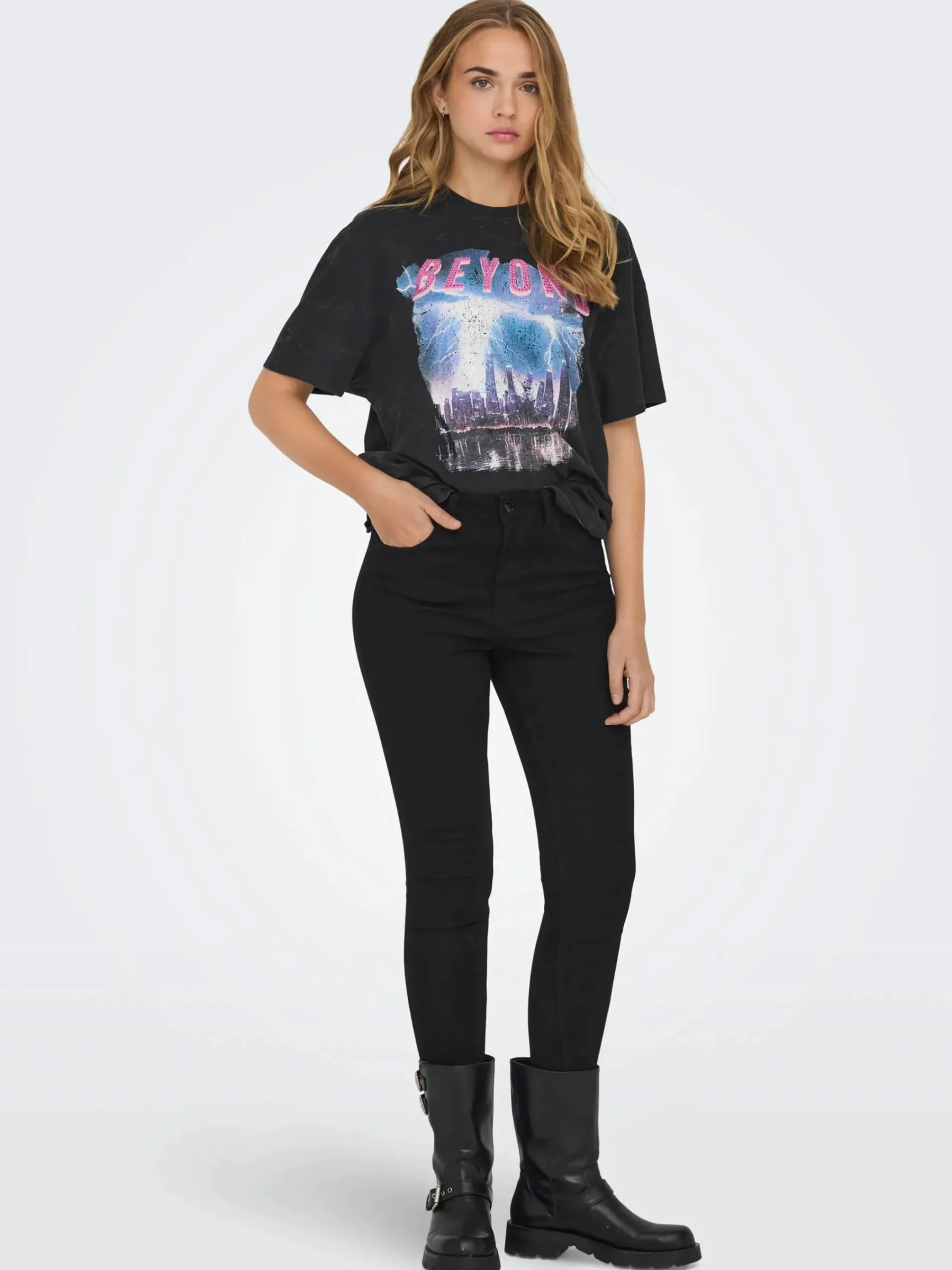 Damen Only ONLLUCCA LIFE S/S NIG Shirt