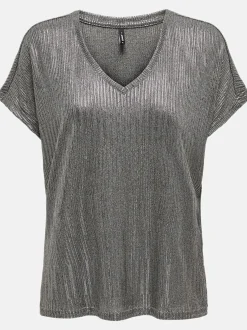 Damen Only ONLMIRINDA Shirt mit Glitzereffekt