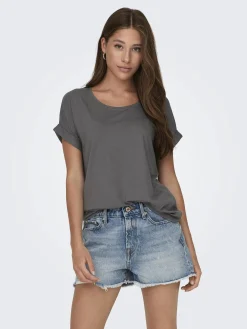 Damen Only ONLMOSTER S/S O-NECK Shirt