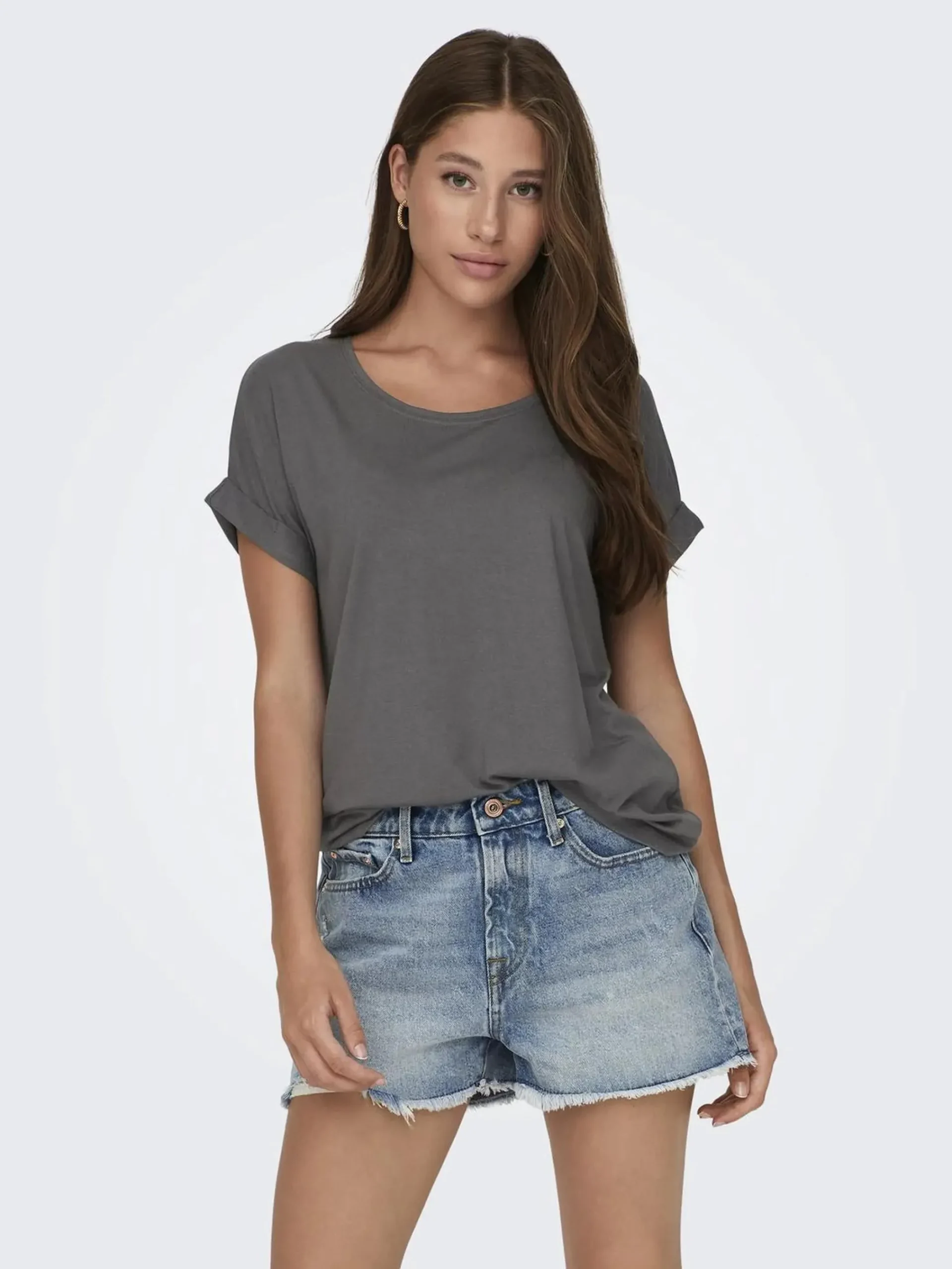 Damen Only ONLMOSTER S/S O-NECK Shirt