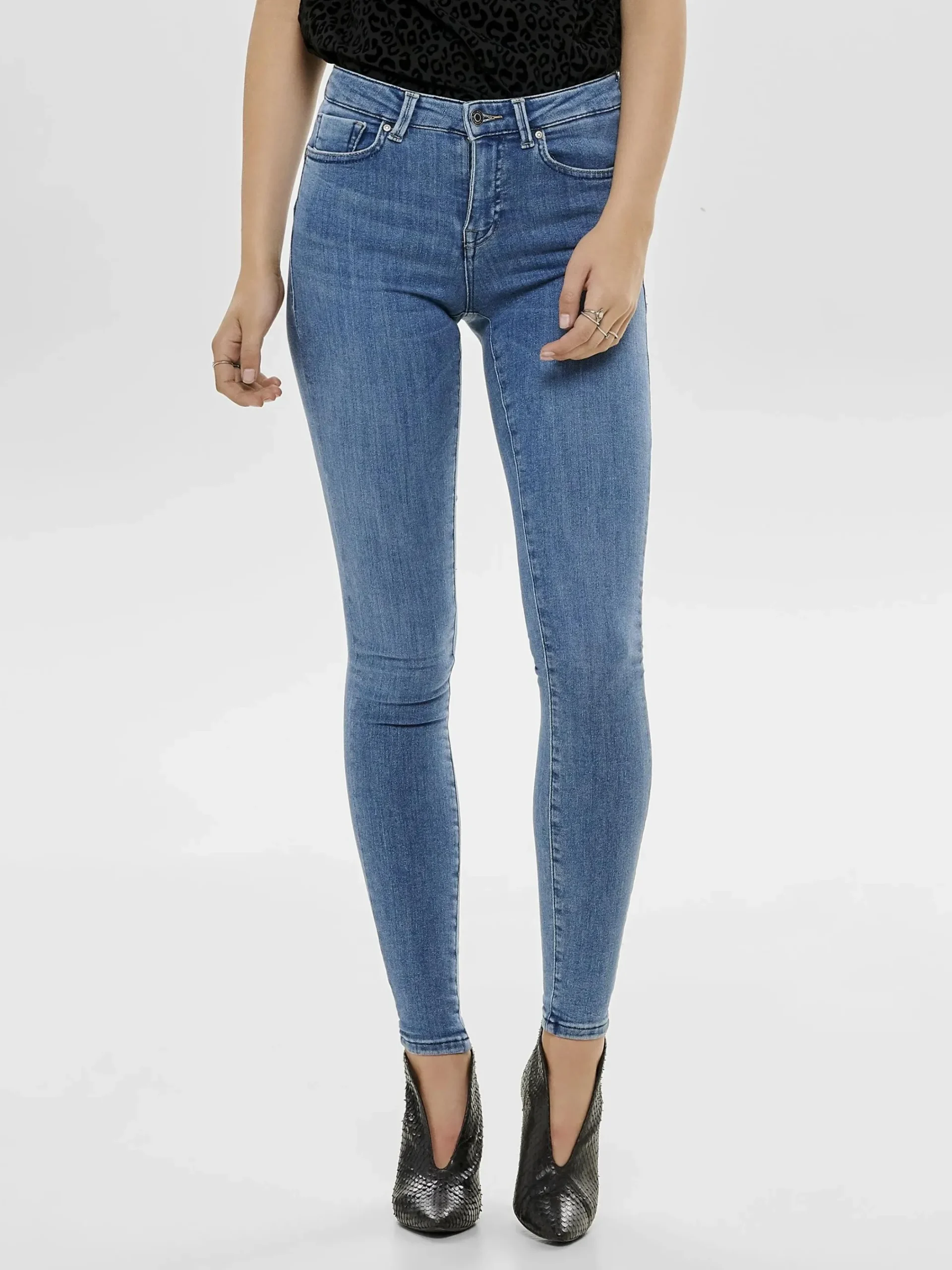 Damen Only ONLPOWER MID SK PUSH Jeans