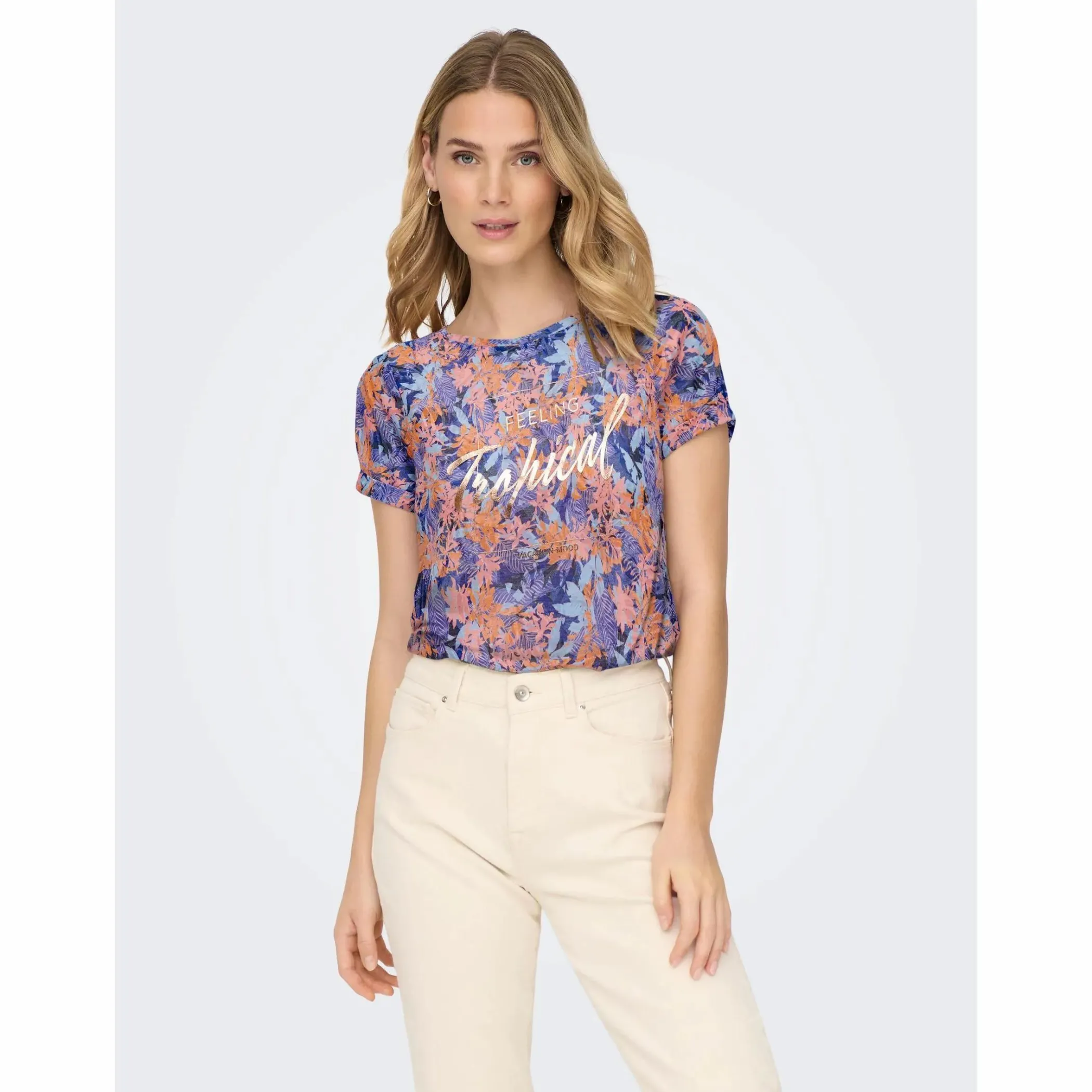 Damen Only ONLRILLA S/S O-NECK T Shirt