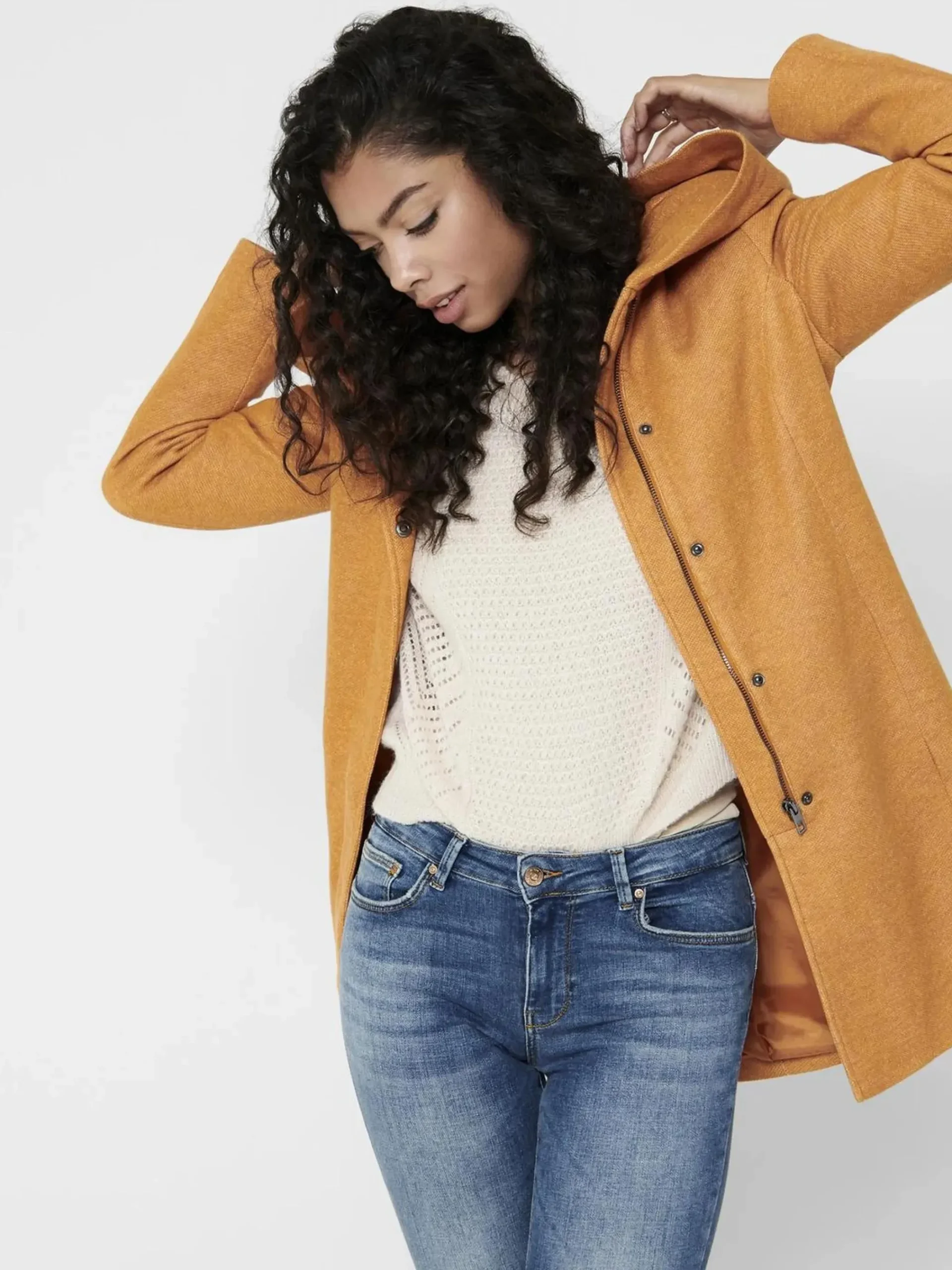 Damen Only ONLSEDONA LIGHT COAT Kapuzenjacke