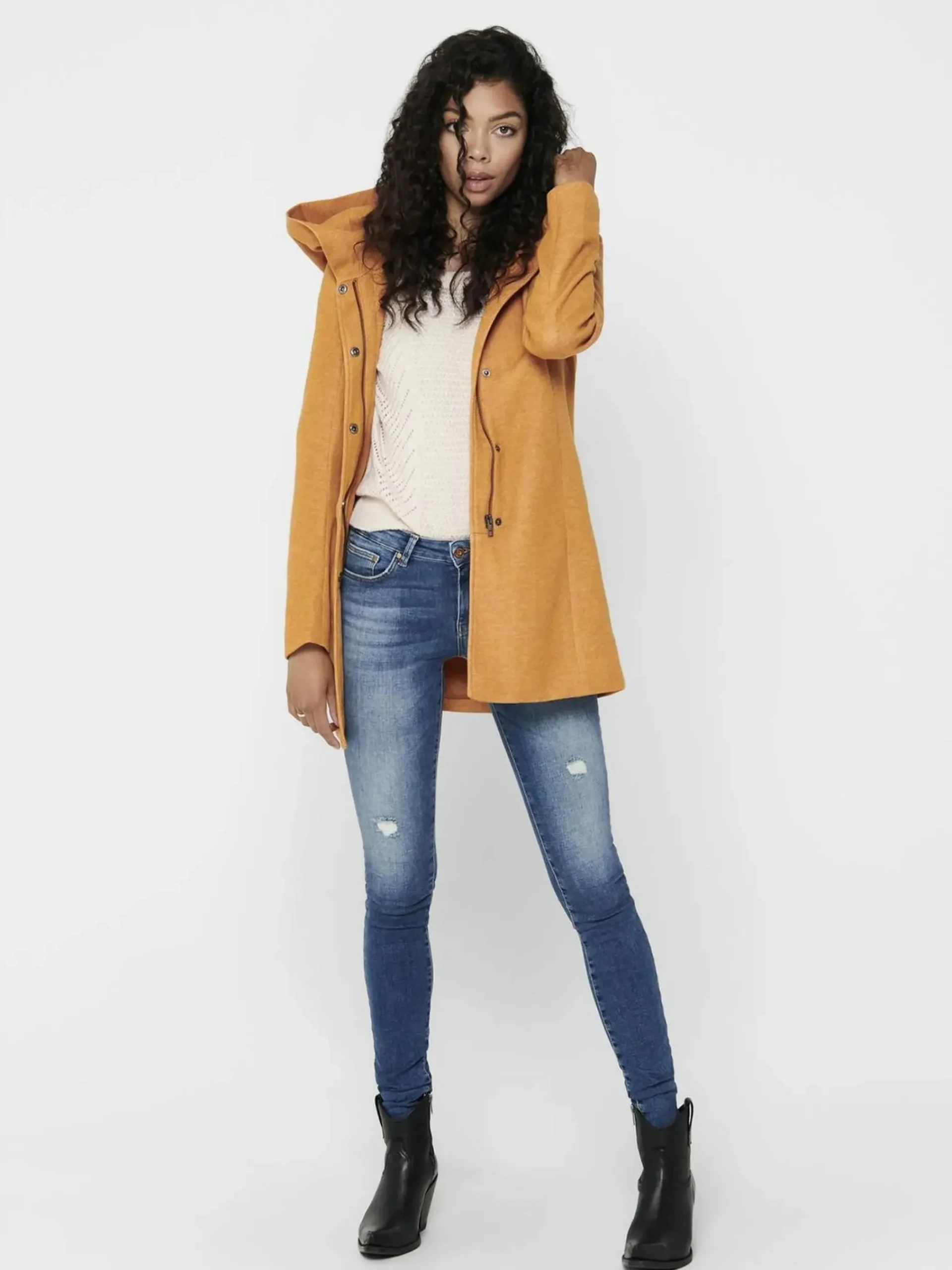 Damen Only ONLSEDONA LIGHT COAT Kapuzenjacke