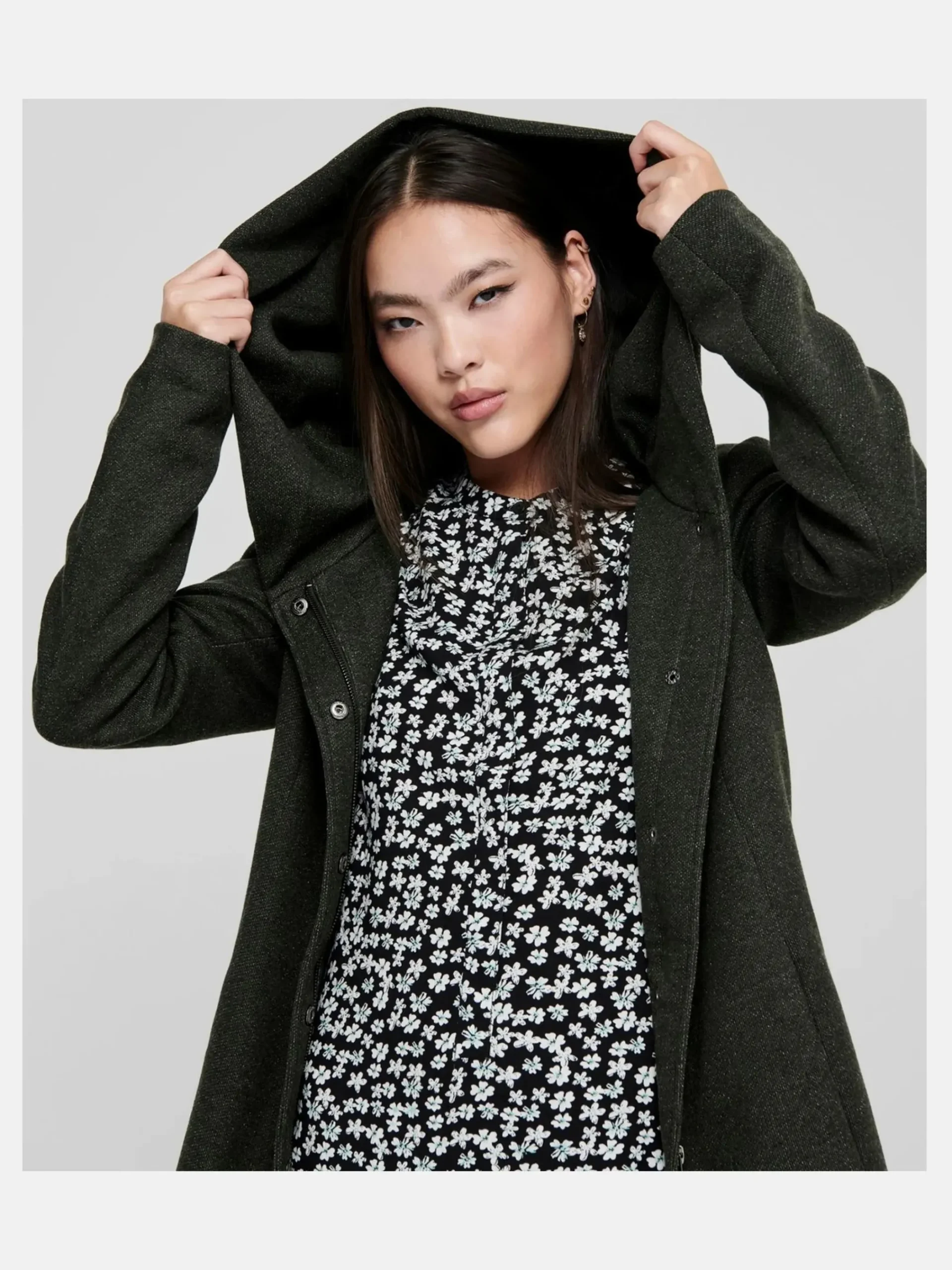 Damen Only ONLSEDONA LIGHT COAT Kapuzenjacke