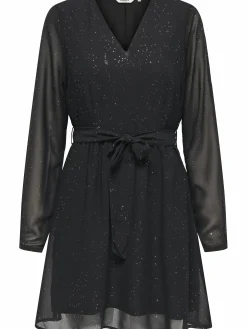Damen Only ONLSTAR LIFE L/S GLIT Minikleid