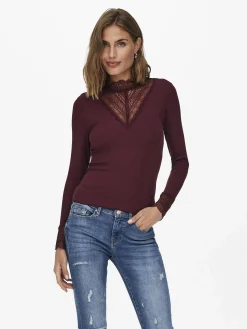 Damen Only ONLTILDE L/S HIGH NECK Longsleeve