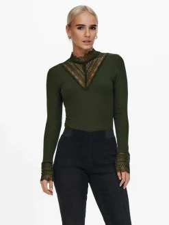 Damen Only ONLTILDE L/S HIGH NECK Longsleeve