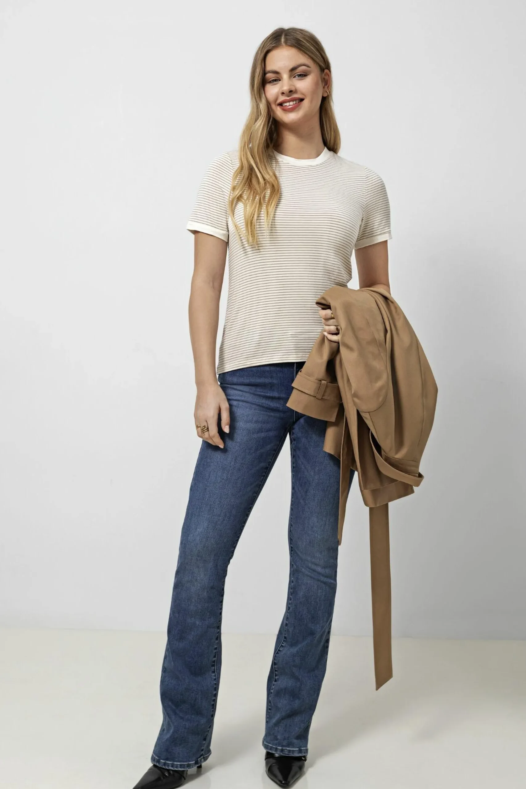 Damen Only ONLTINE S/S O-NECK TO Shirt