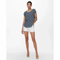 Damen Only ONLVIC SS AOP TOP NOO Bluse