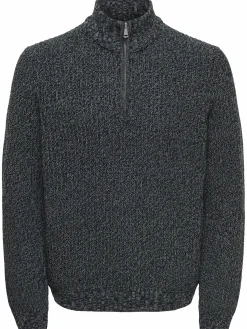 Herren Only & Sons Only&Sons ONSJOIN REG LS HIGH N Strickpullover