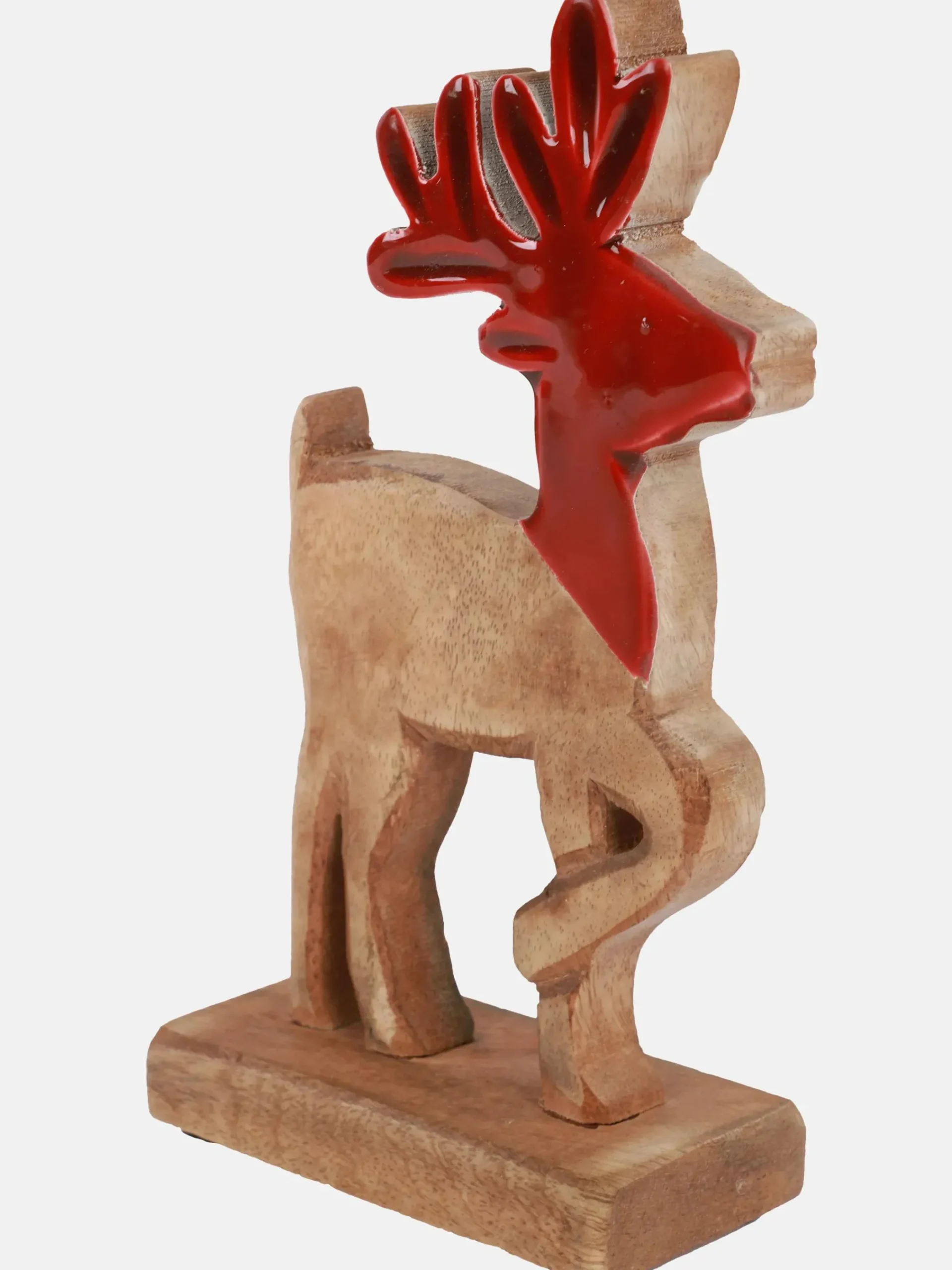 Weihnachten Rentier aus Holz, 24cm hoch