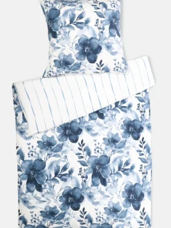 Dream House Satinbettwäsche "Aqua blue" 135x200cm