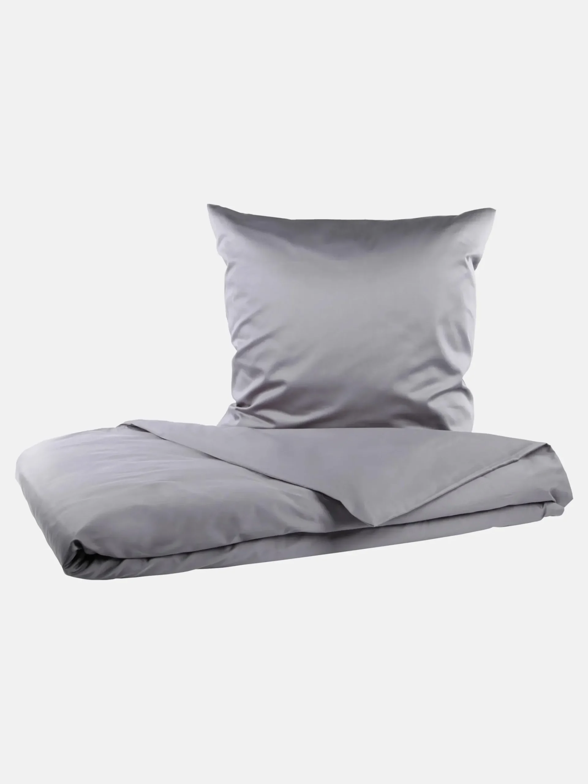 Villa Grinario Satinbettwäsche unifarben 135x200cm