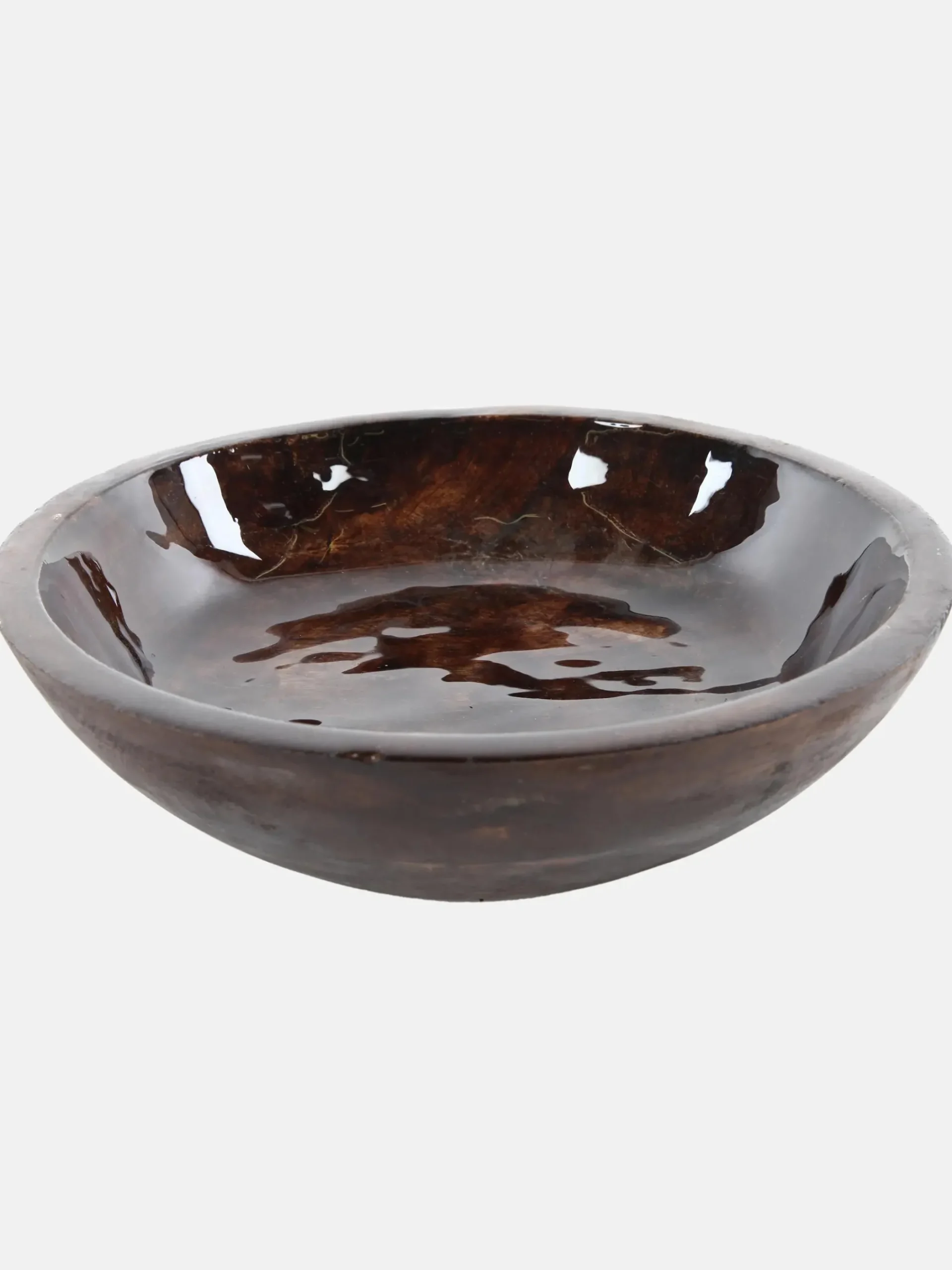 Deko Artikel Schüssel aus Mangoholz 23,5x23,5x7cm