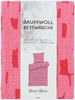 Dream House Seersucker Bettwäsche, 135x200cm